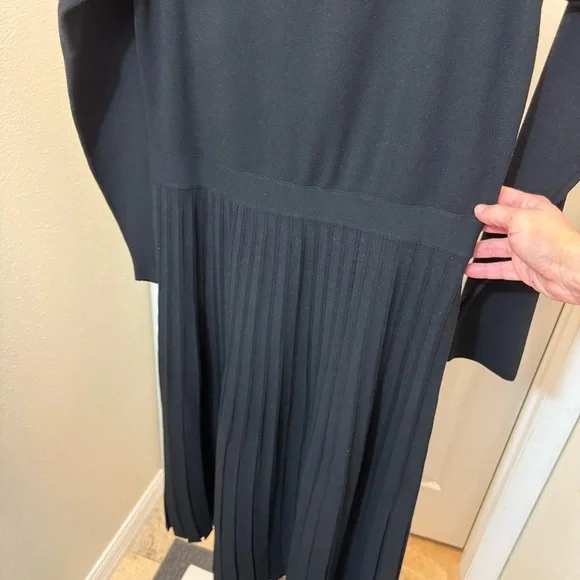 Tory Burch Florence scoop back black sweater dress - Picture 4 of 13